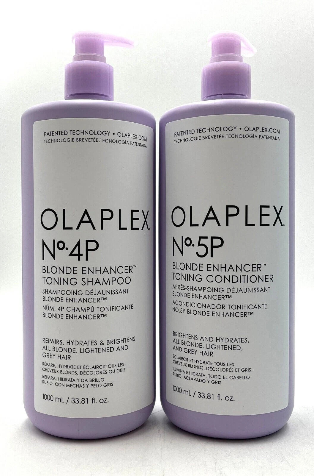 OLAPLEX No. 4P  & No. 5P  SHAMPOO & CONDITIONER SET 33.8oz *NEW*