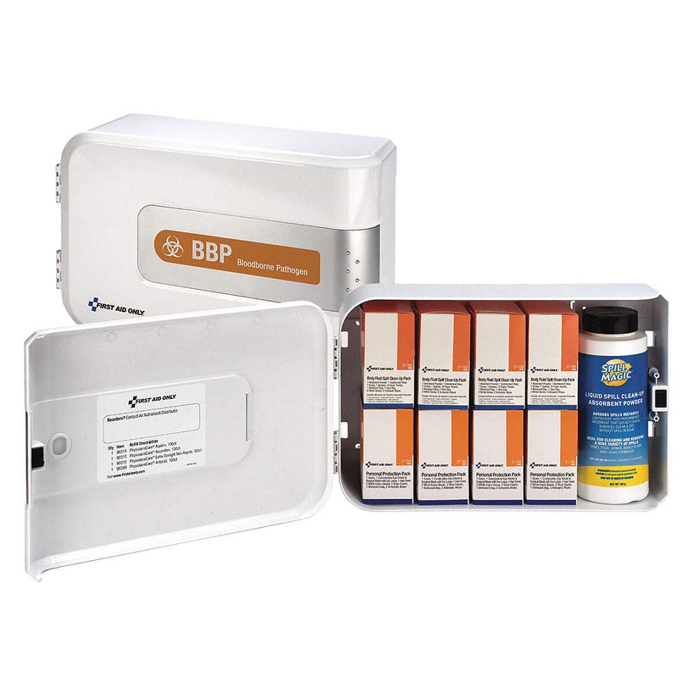 FIRST AID ONLY 91103 Basic BBP Clean-Up Kit,9-3/4" W 292MR4