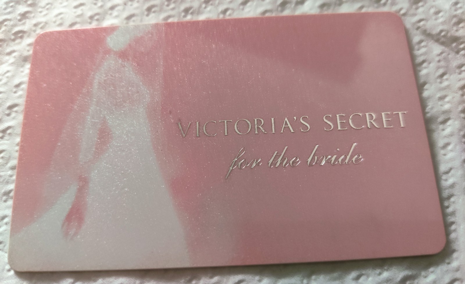 RARE VICTORIA SECRET  COLLECTIBLE CARD Bride Sparkling Victoria's
