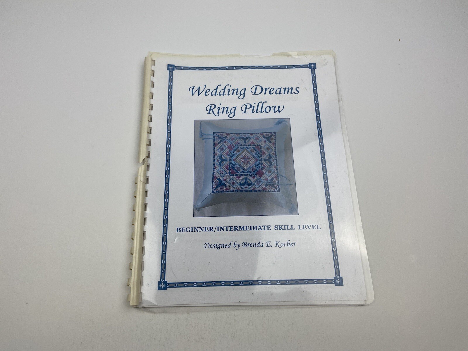 Brenda Kocher Wedding Dreams Ring Pillow Needlepoint Pattern