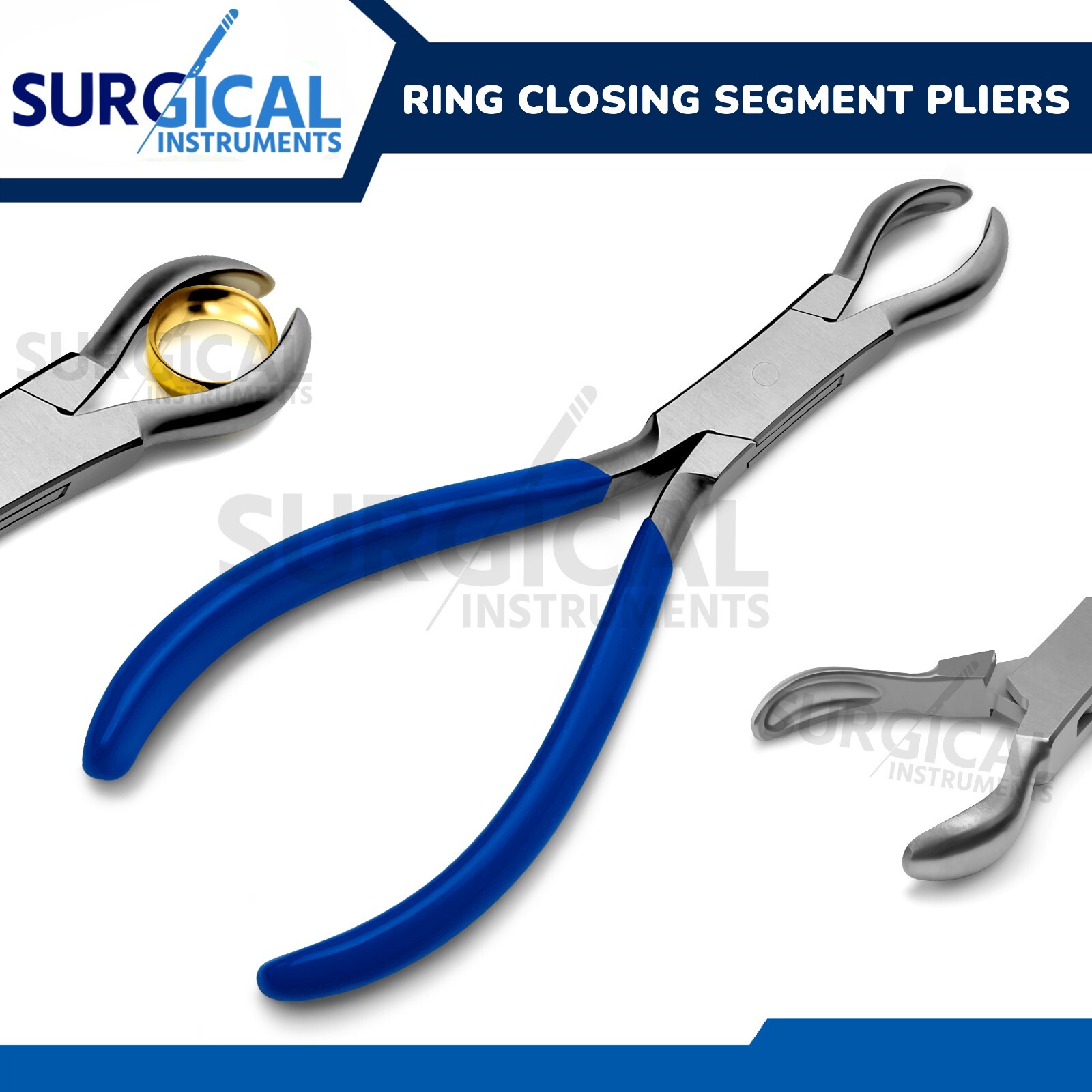 Ring Closing segment Plier Piercing Tool Hoops Heavy Big Gauges Captive Bead Bar
