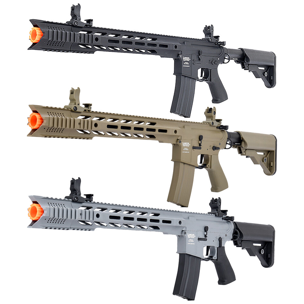 Lancer Tactical ProLine Full Metal M4 SPR Interceptor AEG Airsoft Rifle LT-25