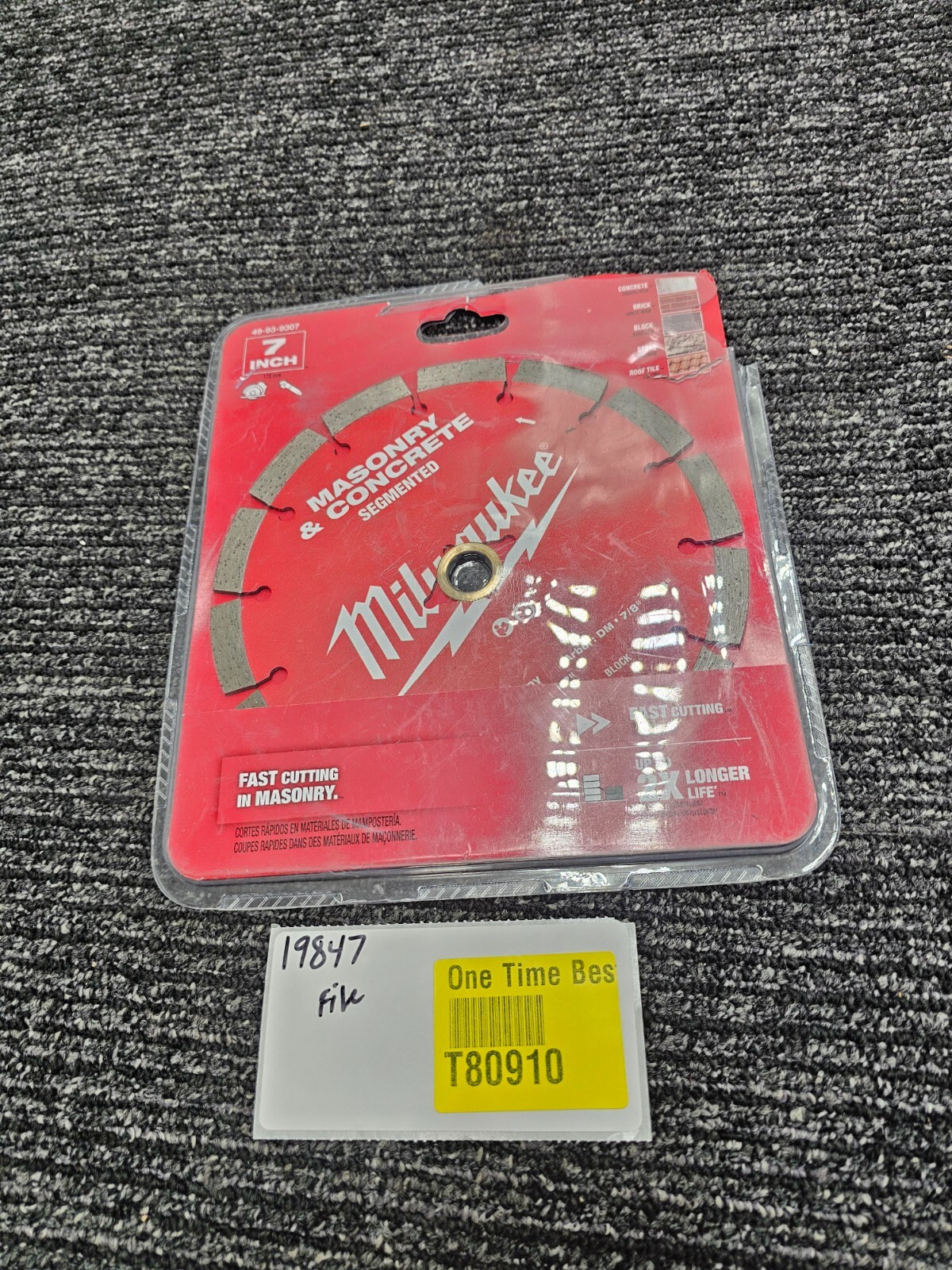 Milwaukee 7 Inch Segmented Masonry & Concrete Diamond Blade 49-93-9307