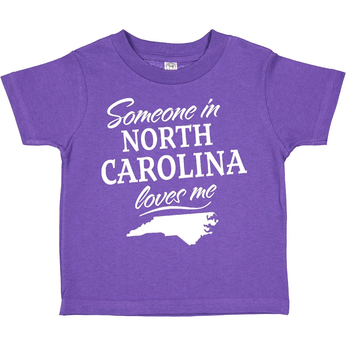 Inktastic Someone In North Carolina Loves Me Toddler T-Shirt State Home Family