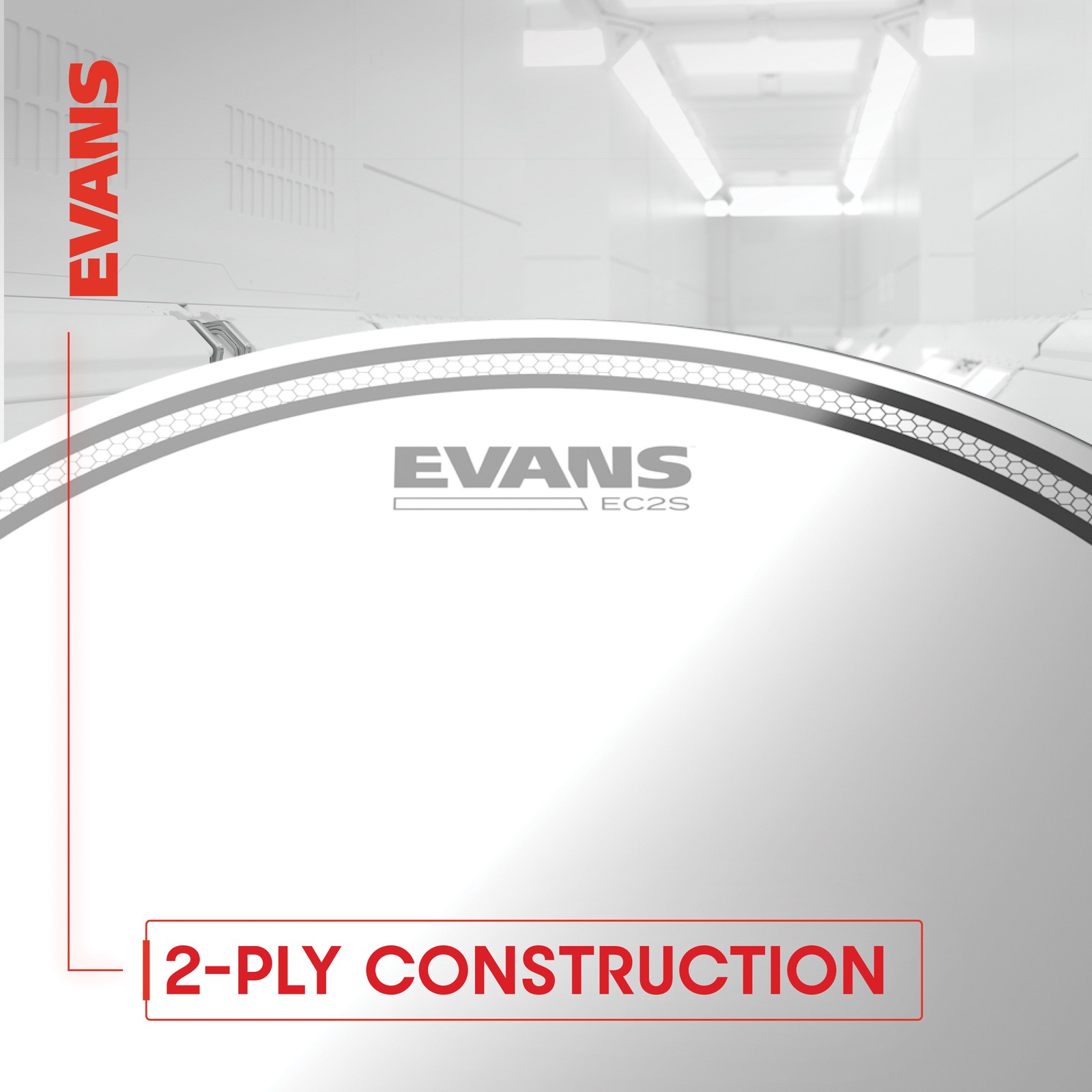 EVANS EC2 Coated Drum Head, 10 Inch
