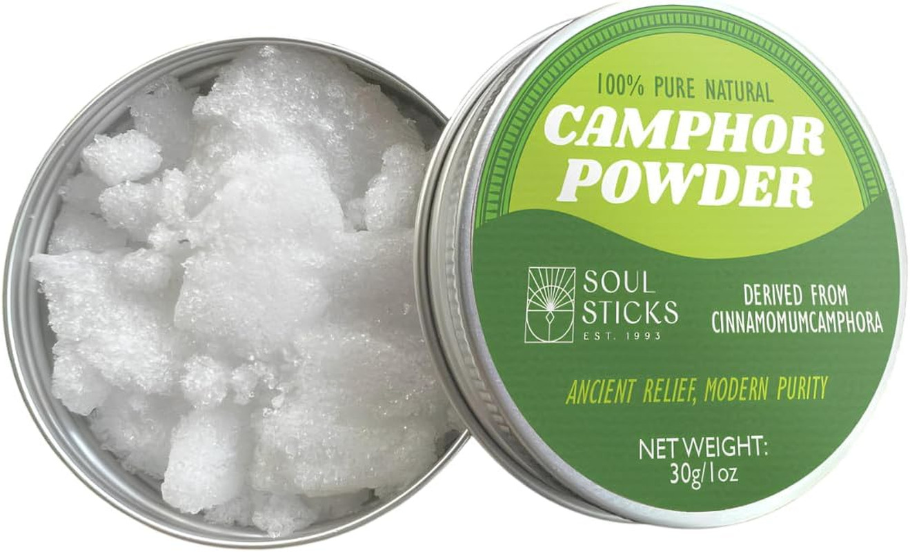 Natural Camphor Blocks (30 Grams 12 Tablets) Pure Camphor Tablets for Aromather