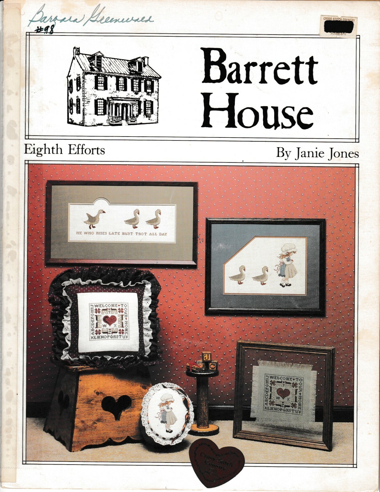 Goose Girl and Shaker Sampler Cross Stitch | Barrett House #8