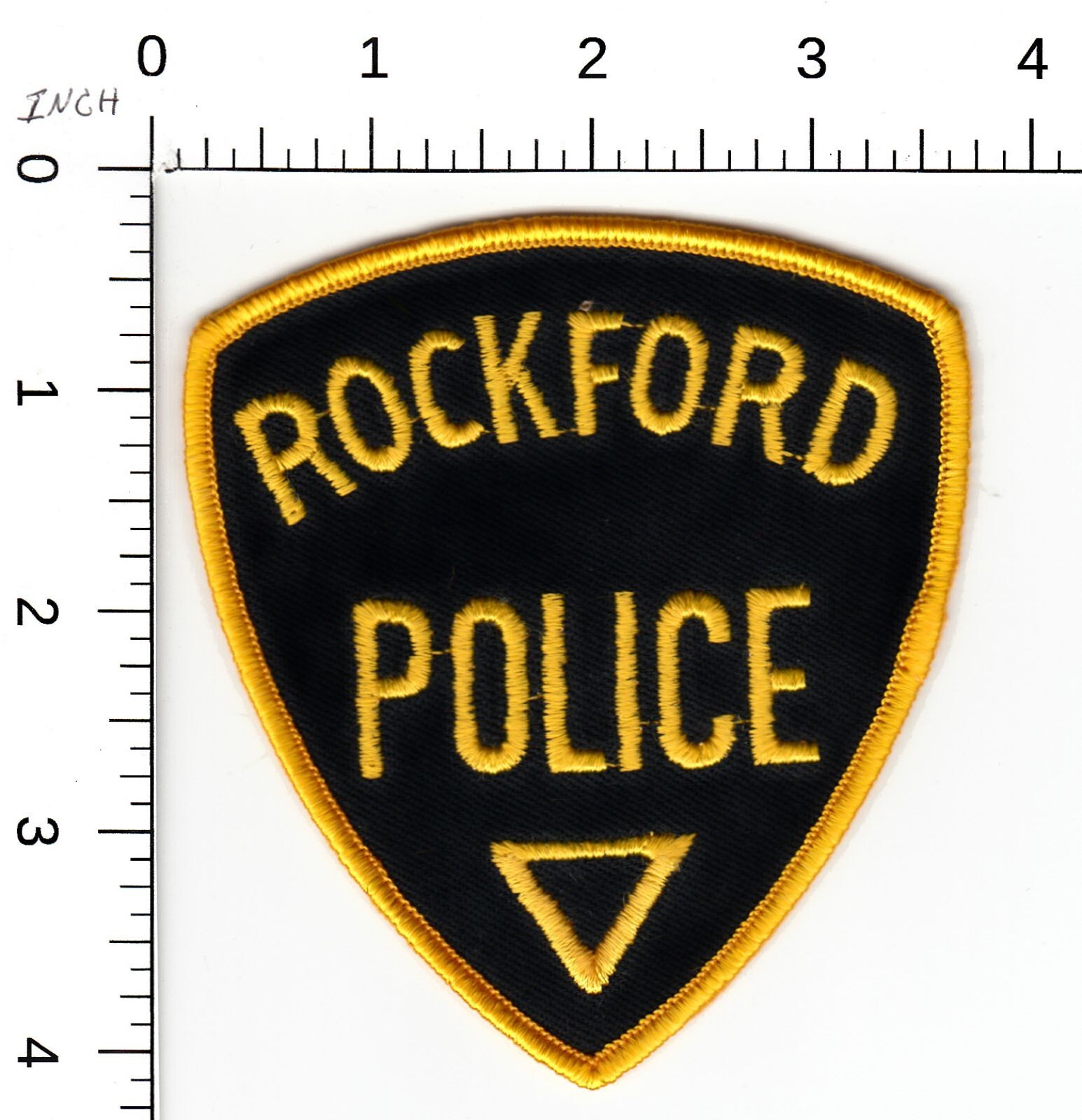 OOS ROCKFORD -- ILLINOIS POLICE COLLECTIBLE PATCH