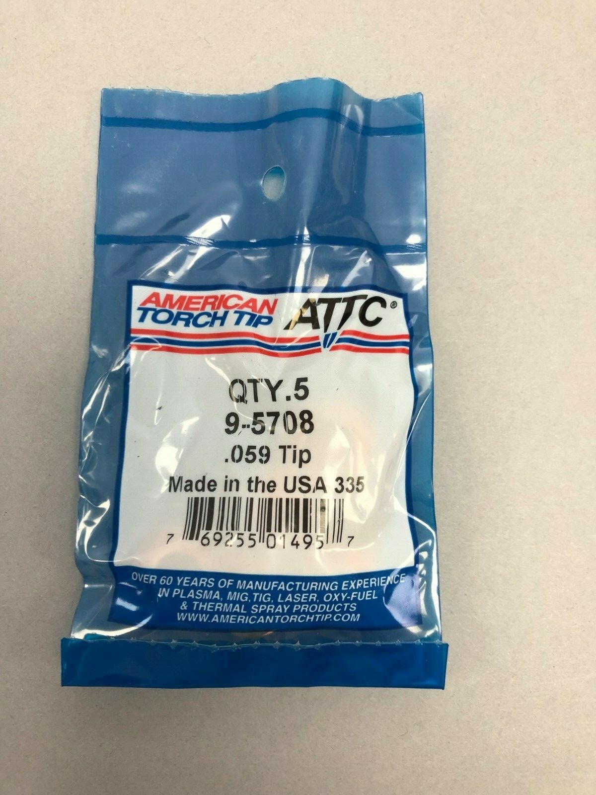 American Torch Tip .059 Tip Part #9-5708 Pack of 5