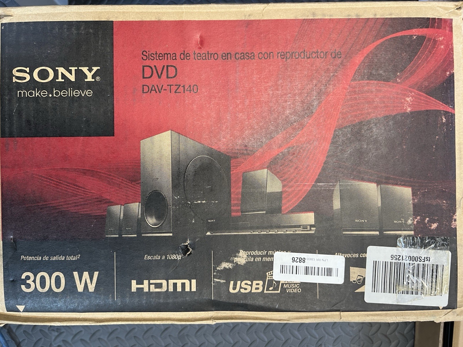 Sony DAV-TZ140 5.1 Channel Home Theater System