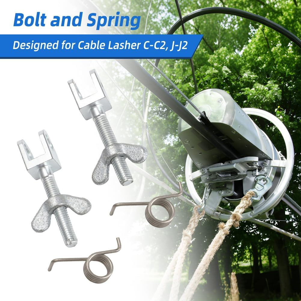 Door Accessory Kit Bolt and Spring Compatible with Cable Lasher C-C2, J-J2 | Use