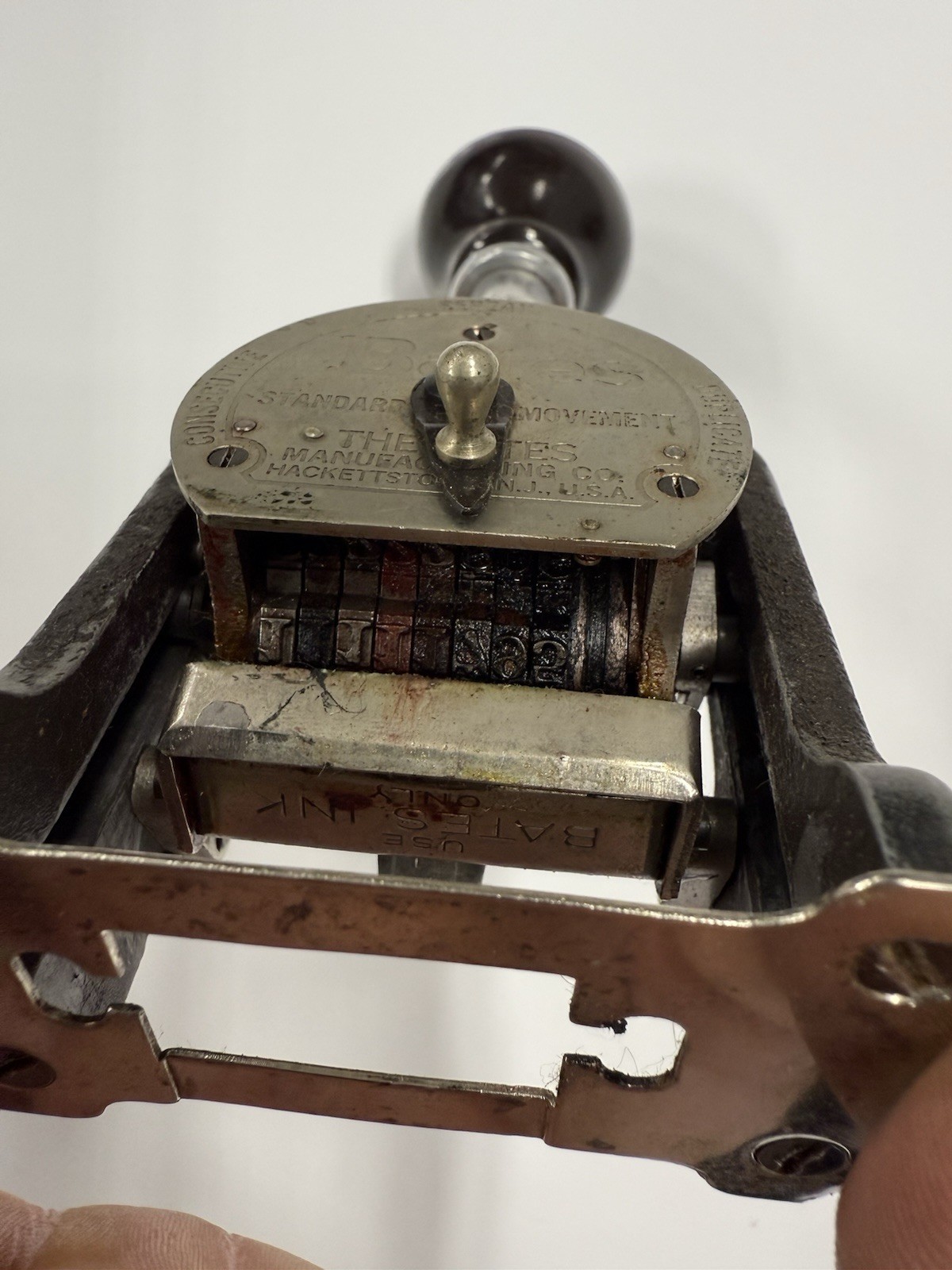 Vintage Bates Multiple Movement Numbering Machine Numeroteur f601682