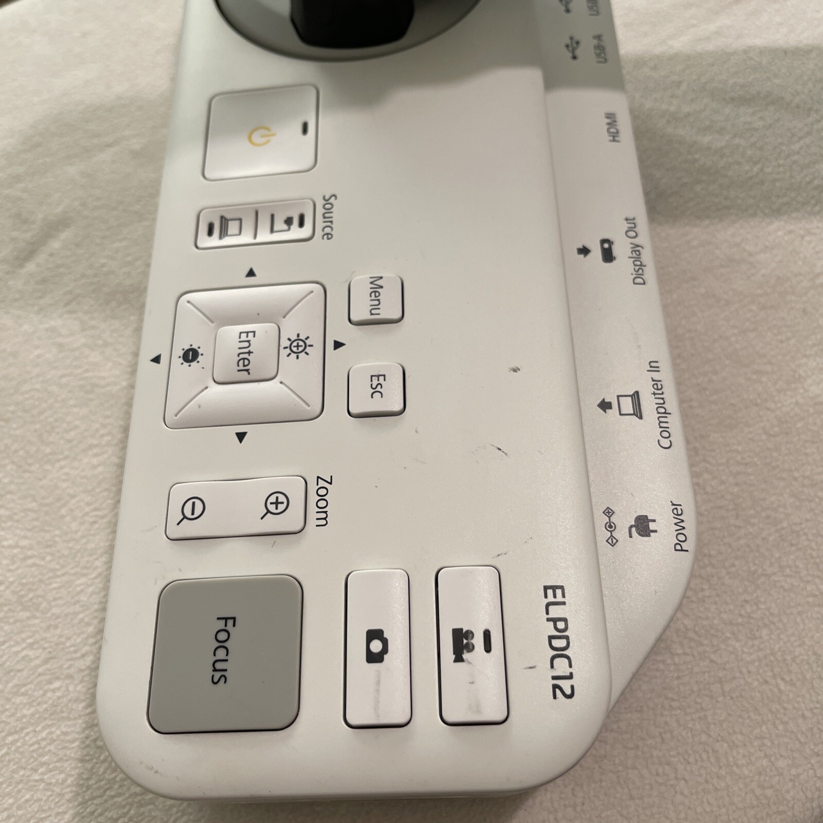 Epson ELPDC12 Document Camera - No Adapter & Remote *Read* | C1587DS