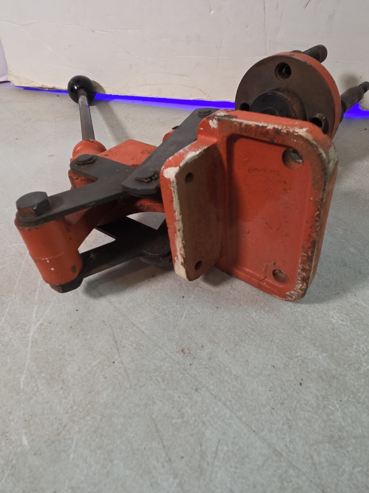 Vintage Lyman Tru-Line Junior Reloading Press W/ Posts - TESTED WORKS SEE NOTES