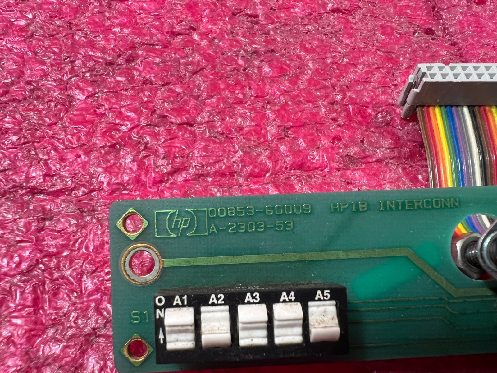 HP 853A Spectrum Analyzer Display Board 00853-60009 HPIB-INTERCONN