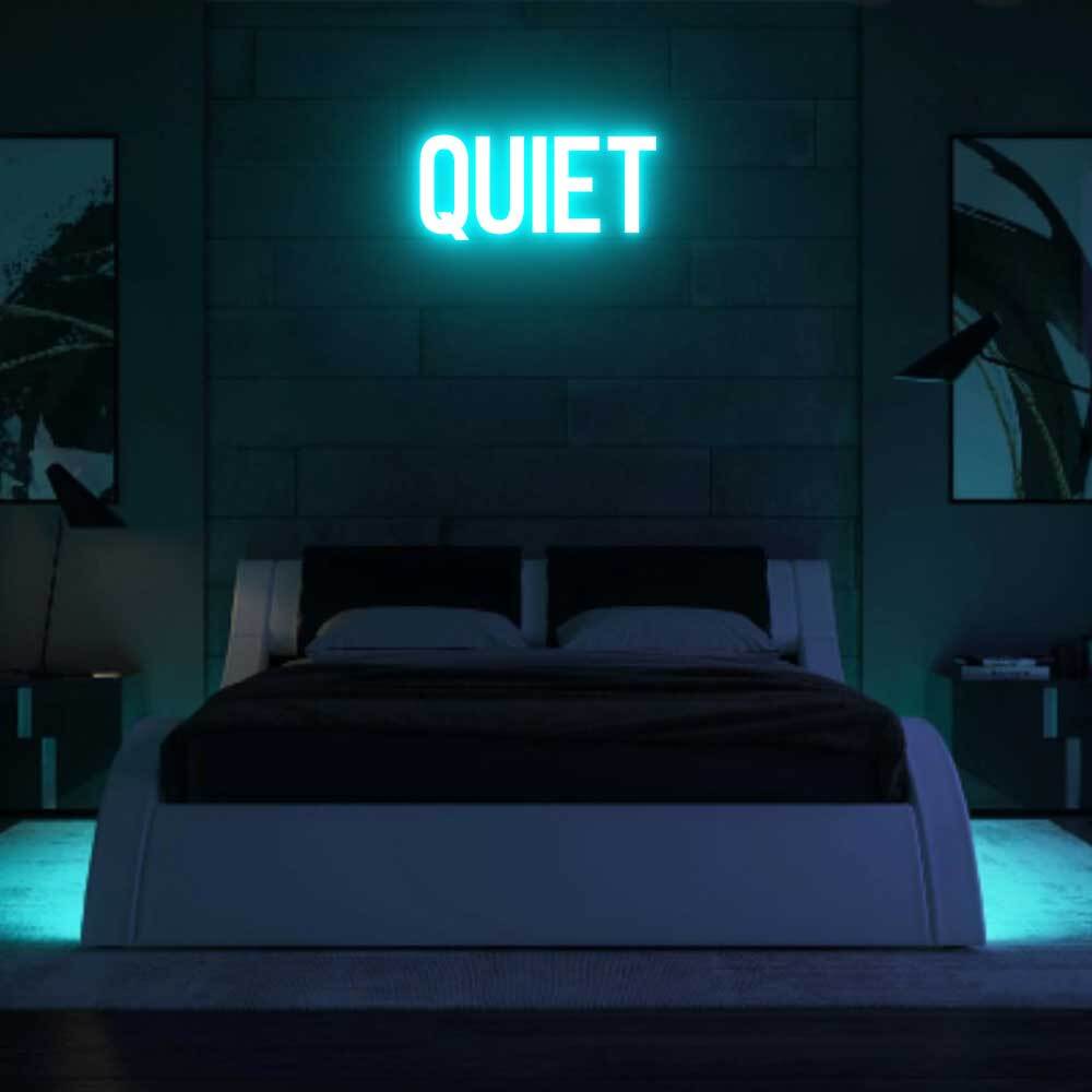 Quiet Please Office Decor Display Flexible Custom Neon Sign