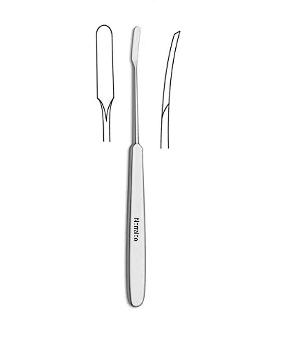 Joseph Periosteal Elevator, Lightweight, 6.3/4", Curved Blade 5 mm Wide