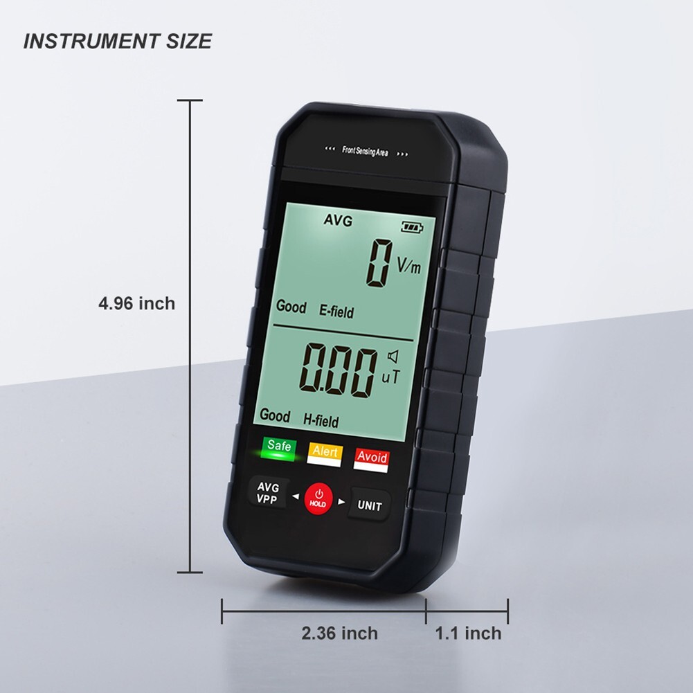 Nuclear Radiation Detector Electromagnetic Digital LCD EMF Meter for GEIGER