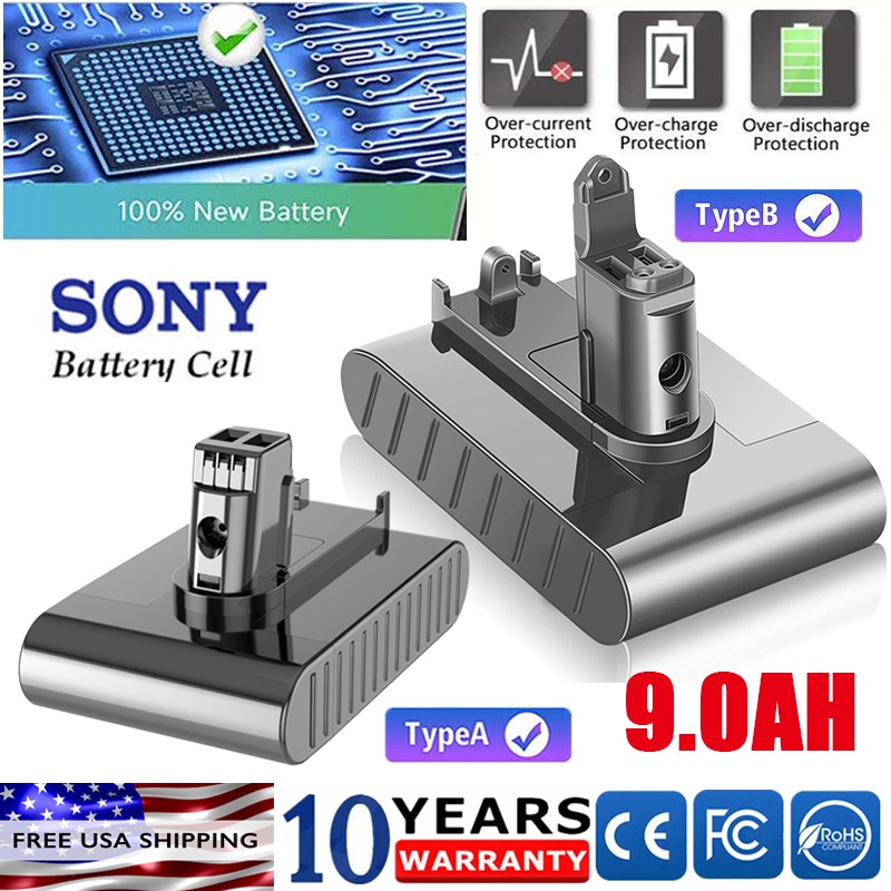 22.2V 9000mAH DC31 Battery For Dyson DC31 Battery Type A / B DC34 DC35 DC44 NEW