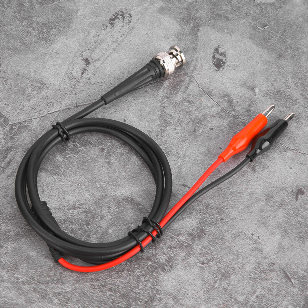 BNC Clip Coaxial Cable Function Generator Testing Line Accessory 90cm 50Ω