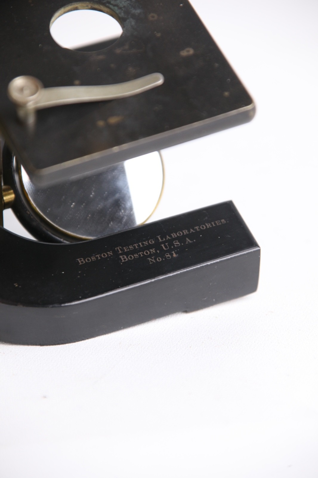 Bausch & Lomb Brass Continental Microscope Model AB 1890s READ