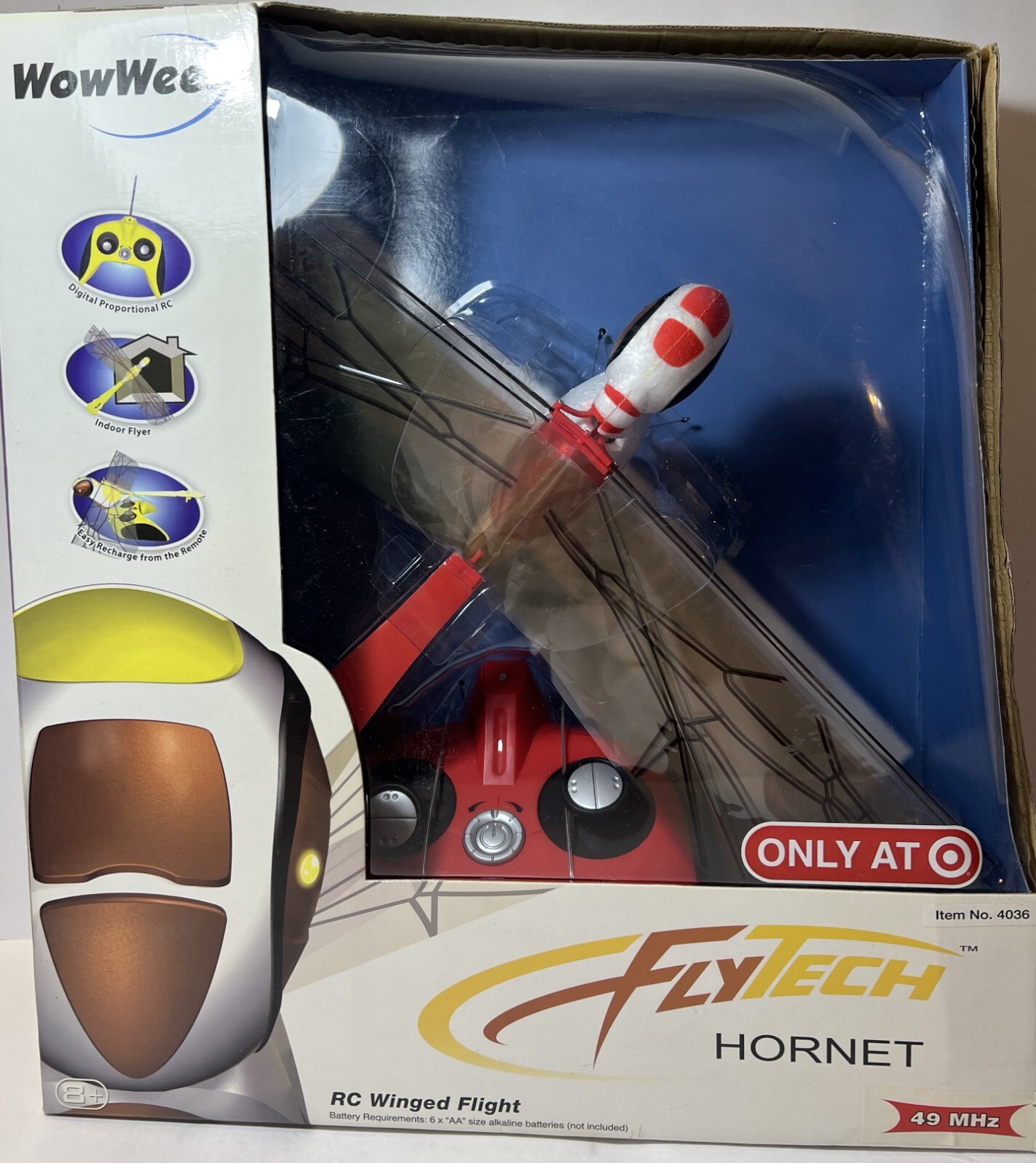 Wowwee Flytech Robotic Hornet Remote Control Insect Drone RC Fly 2007