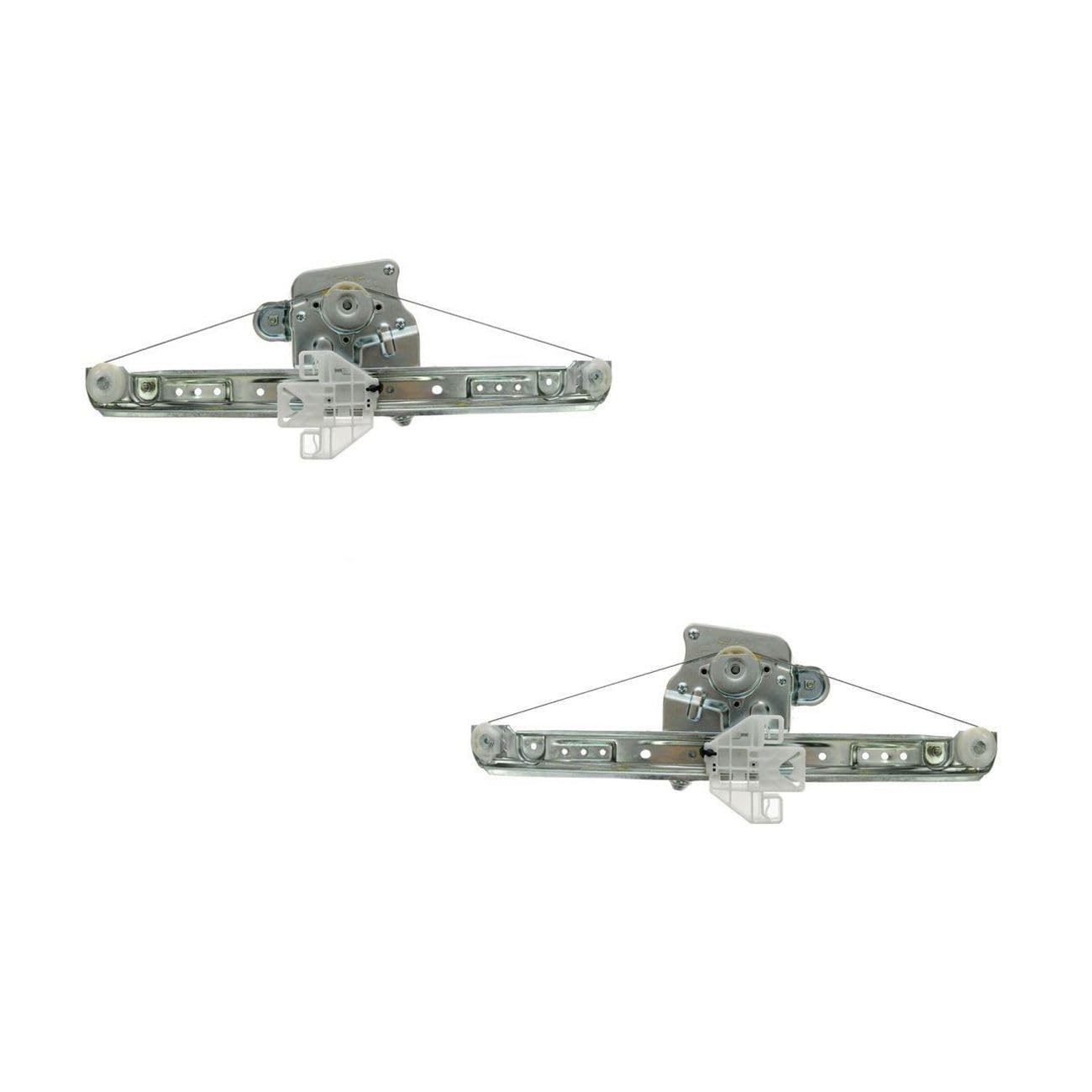 Rear Power Window Regulators w/Motor Set Left & Right 2 Piece WRA50579