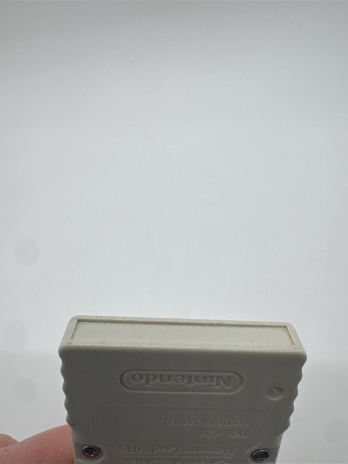 Official Nintendo GameCube Memory Card OEM DOL-020 Authentic 1019 Blocks White