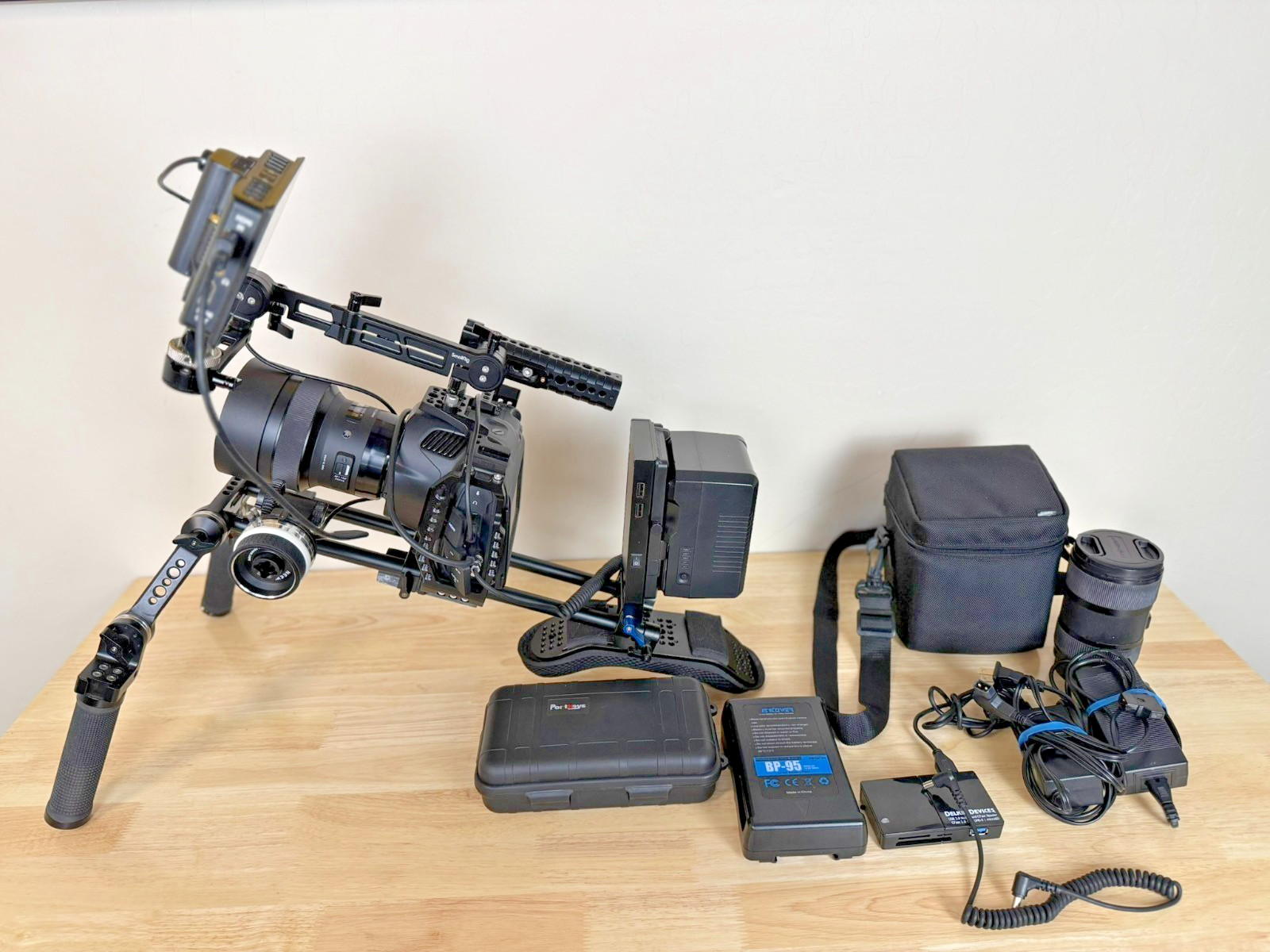 Blackmagic Pocket Cinema Camera 6K Pro Complete Production Package Bundle READ