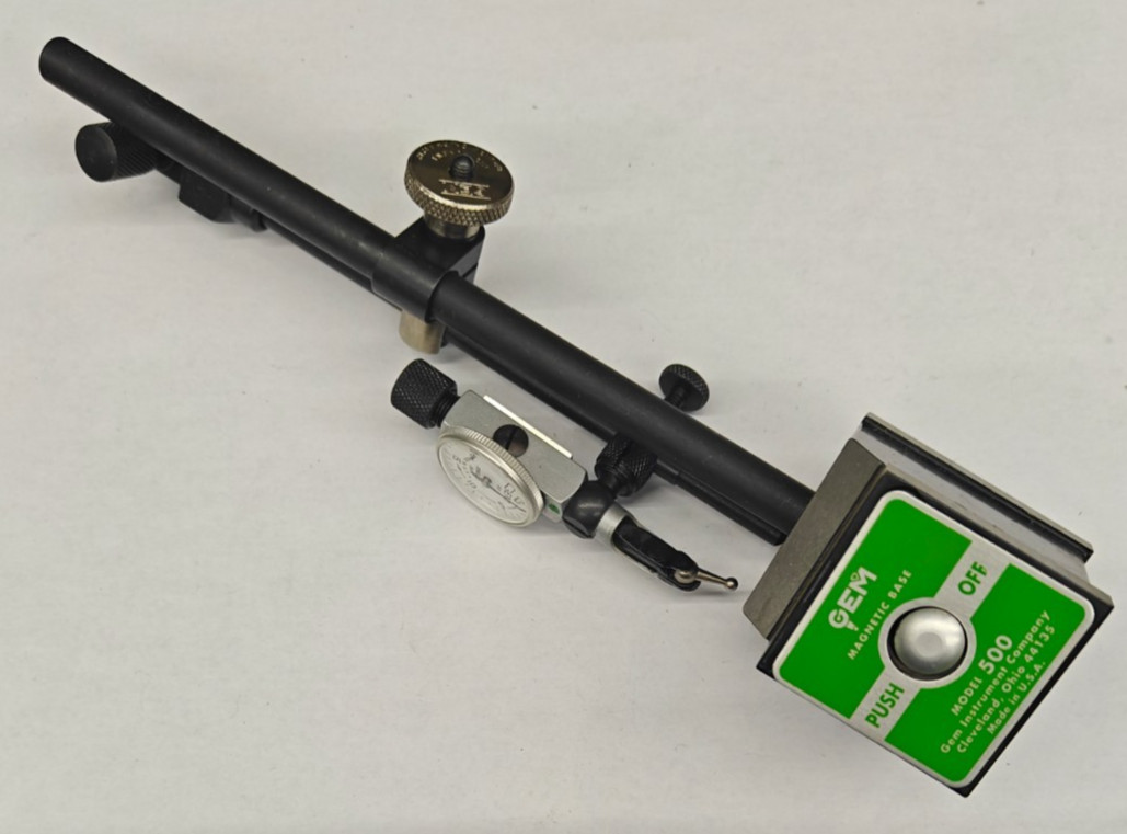 GEM Mag Magnetic Base Holder Pivot & Indicator 500-222 USA