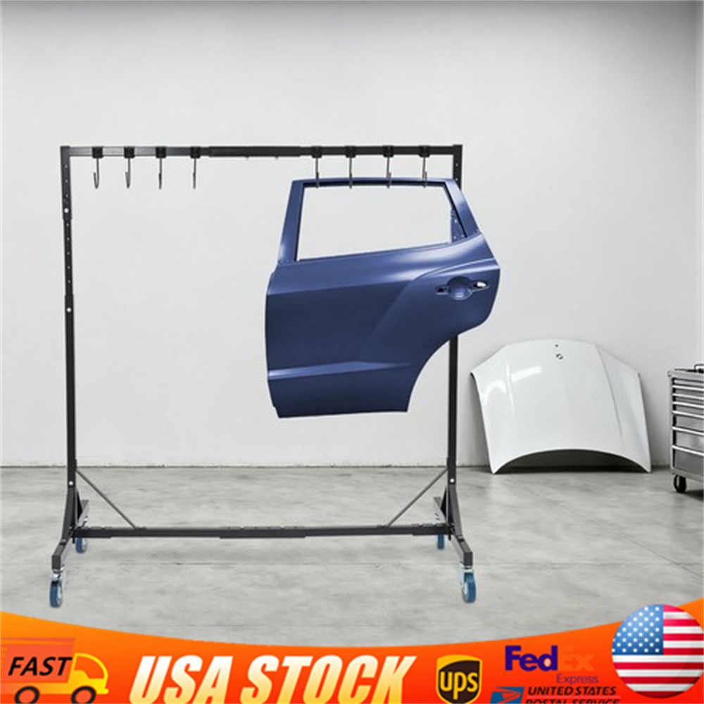 Auto Body Paint Stand Door Hood Fender Panel Painting Rack Holder Support USA
