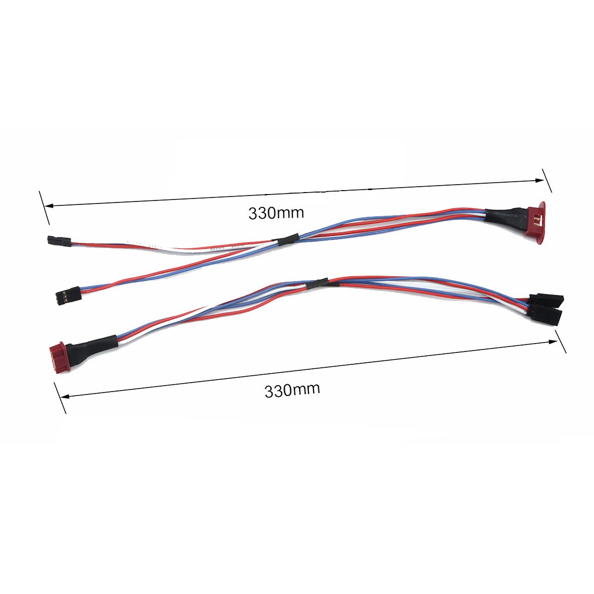 2PC MPX 8 Pin Multi-Wire Servo Extension Plug 2 Wire Plug For RC Model USA