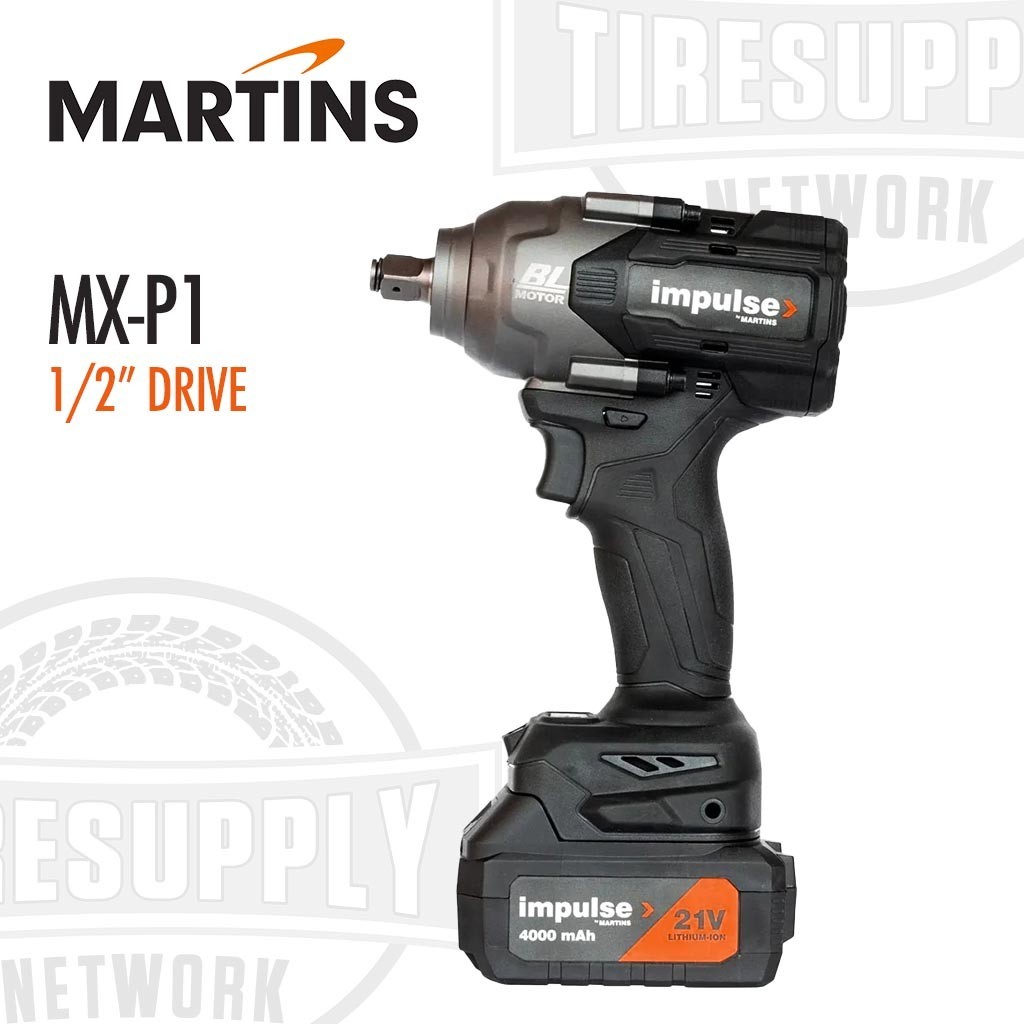 Martins Industries MX-P1 Impulse 1/2″ Drive Cordless Rechargeable Battery Impact