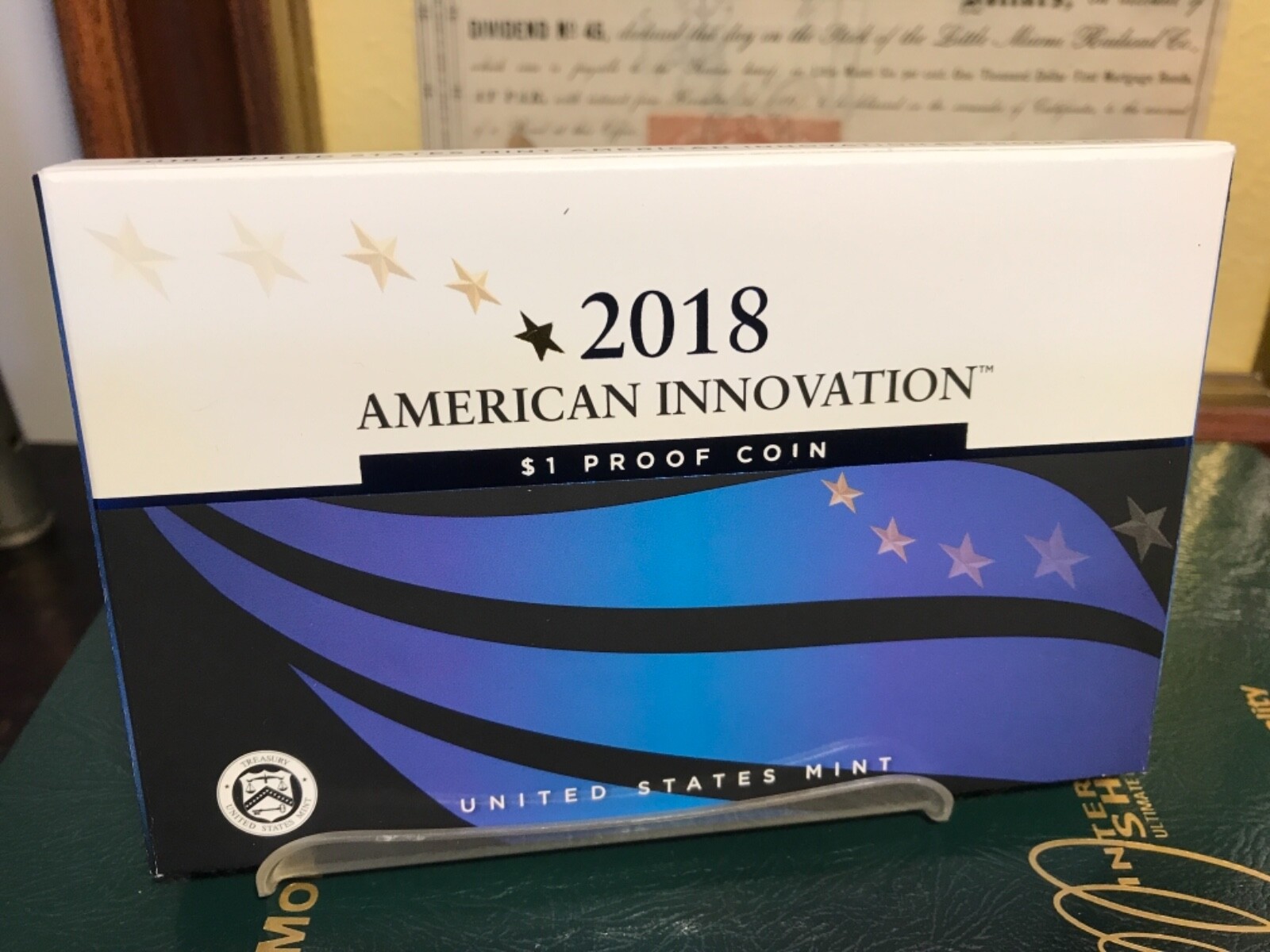 2018 American Innovation $1 Proof Coin 1st in Series George Washington