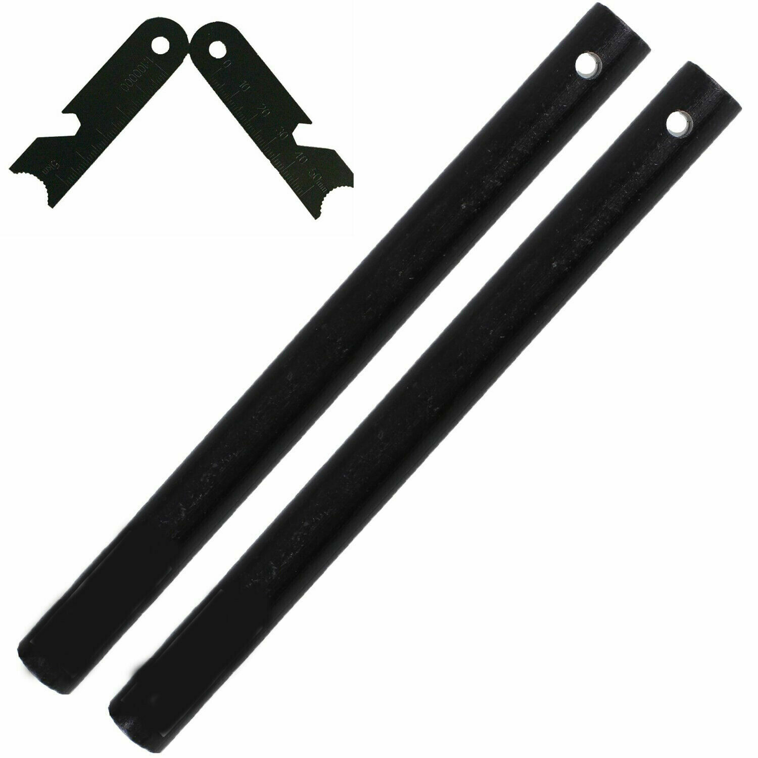 2 Huge 1/2x 6" Ferro Rod / 2 Striker Fire Starter Ferrocerium Flint Survival BOB