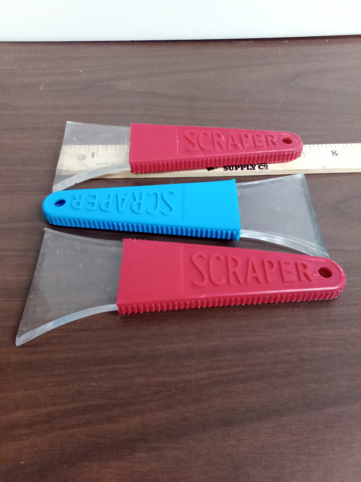 Miscellaneous Set Of Three Windshield Scrapers Free Shipping