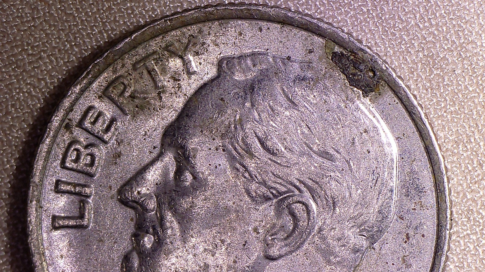 RARE 2014 DENVER ROOSEVELT MULTIPLE MINTING ERROR DIME.