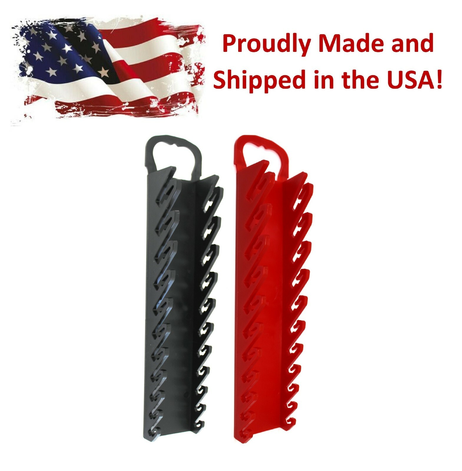 11-Tool Gripper Wrench Organizer Tool Tray Kit for Stubby or Line Wrenches