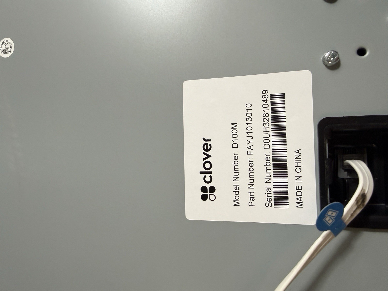 Clover D100M Lockable POS Cash Drawer Good Condition