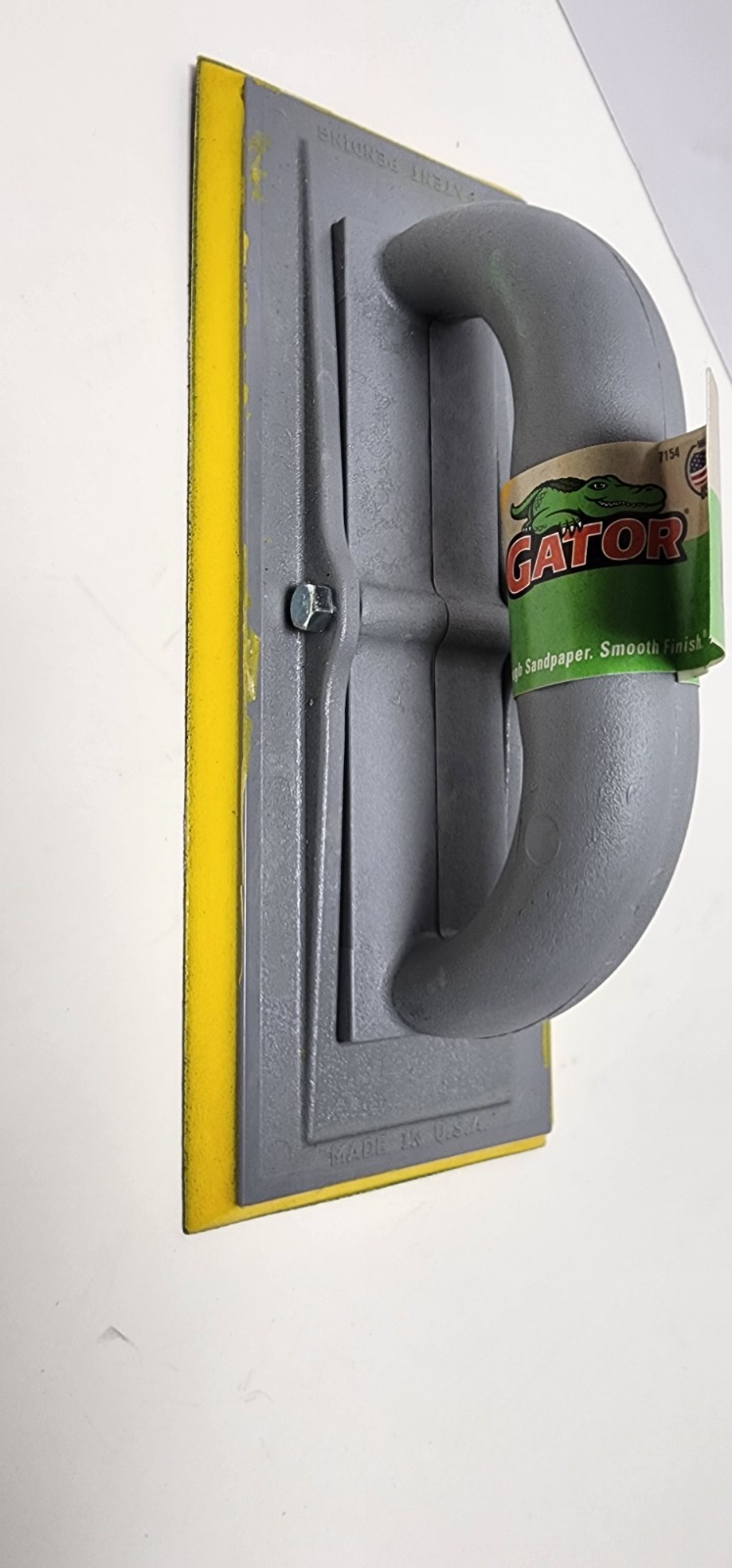 Gator 7154 Zip Hook and Loop Flat  Hand Sander