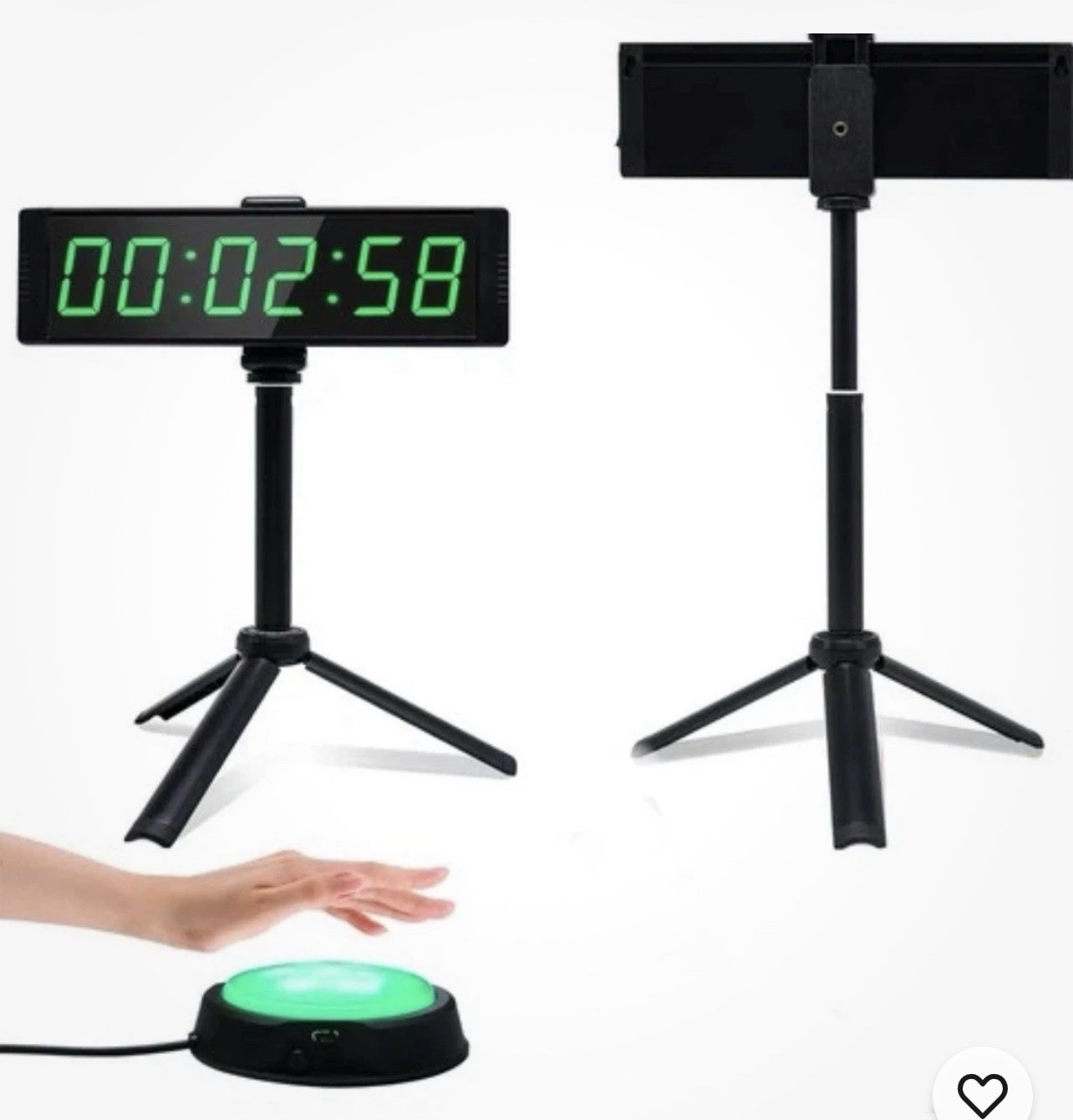 YZ Gym Timer Clock For Home Gym, Fitness Timer With Stopwatch