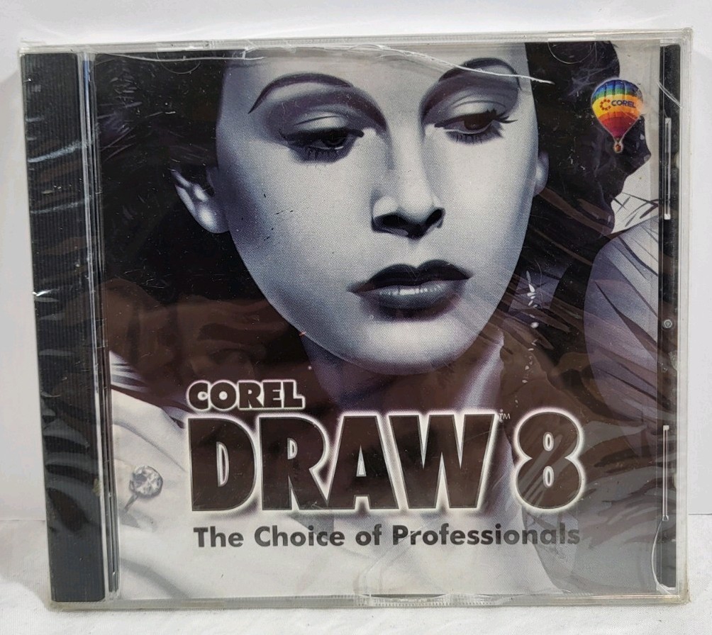 Corel Draw 8 CorelDraw 3 Disc Set 25ENG80 PC CD-ROM Software Windows Sealed