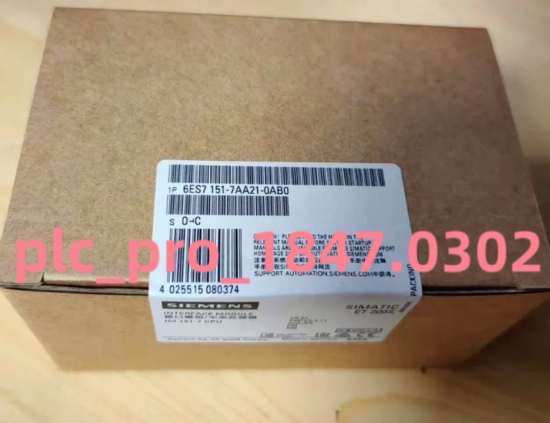 6ES7151-7AA21-0AB0 1PCS Brand New Siemens 6ES7151-7AA21-0AB0  Fast delivery