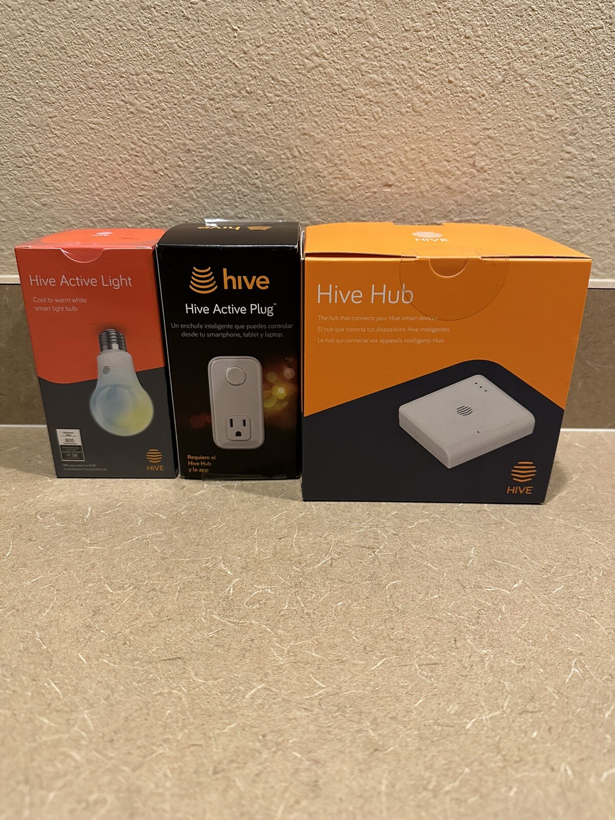Lot 3 Hive Hub Smart Active Plug Active Light ALL NEW SEALED