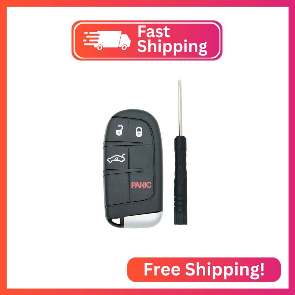 Remote Smart Key Fob Shell Case Fit for Dodge Charger Challenger 2019-2022 Chrys