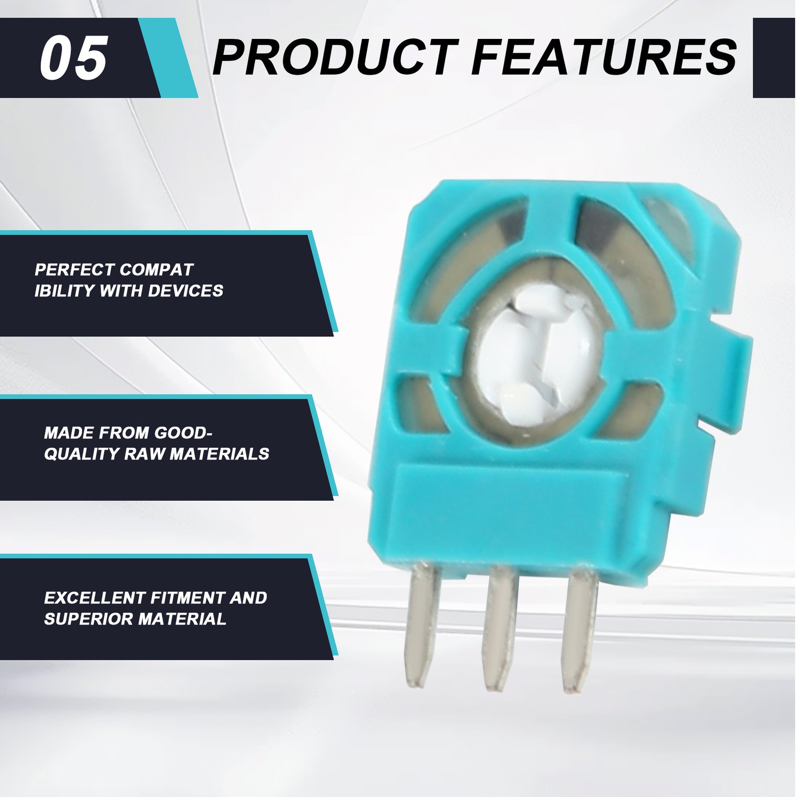 100PCS Joystick Potentiometers Sensor Module Kit for 10K Controllers 3D4827