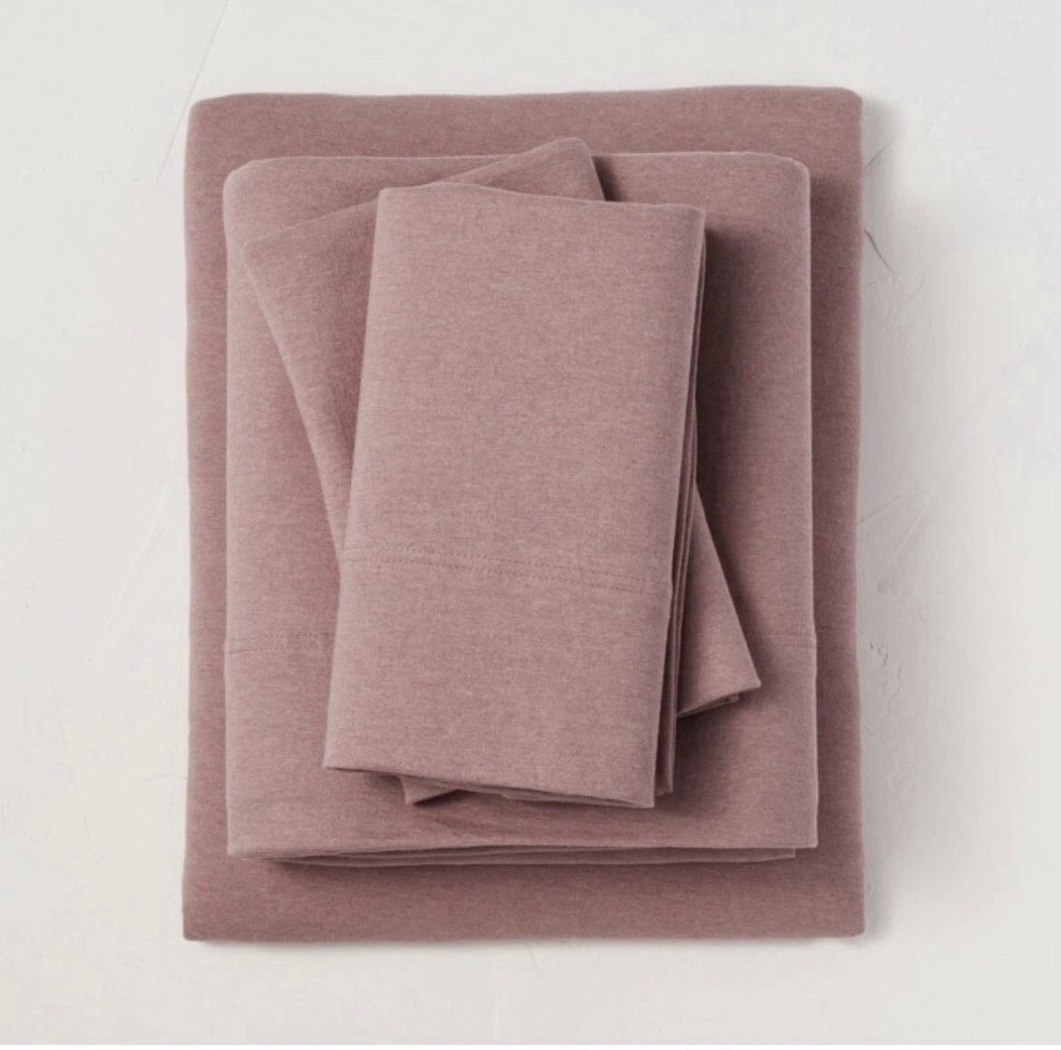 King Jersey Sheet Set Rose - Casaluna