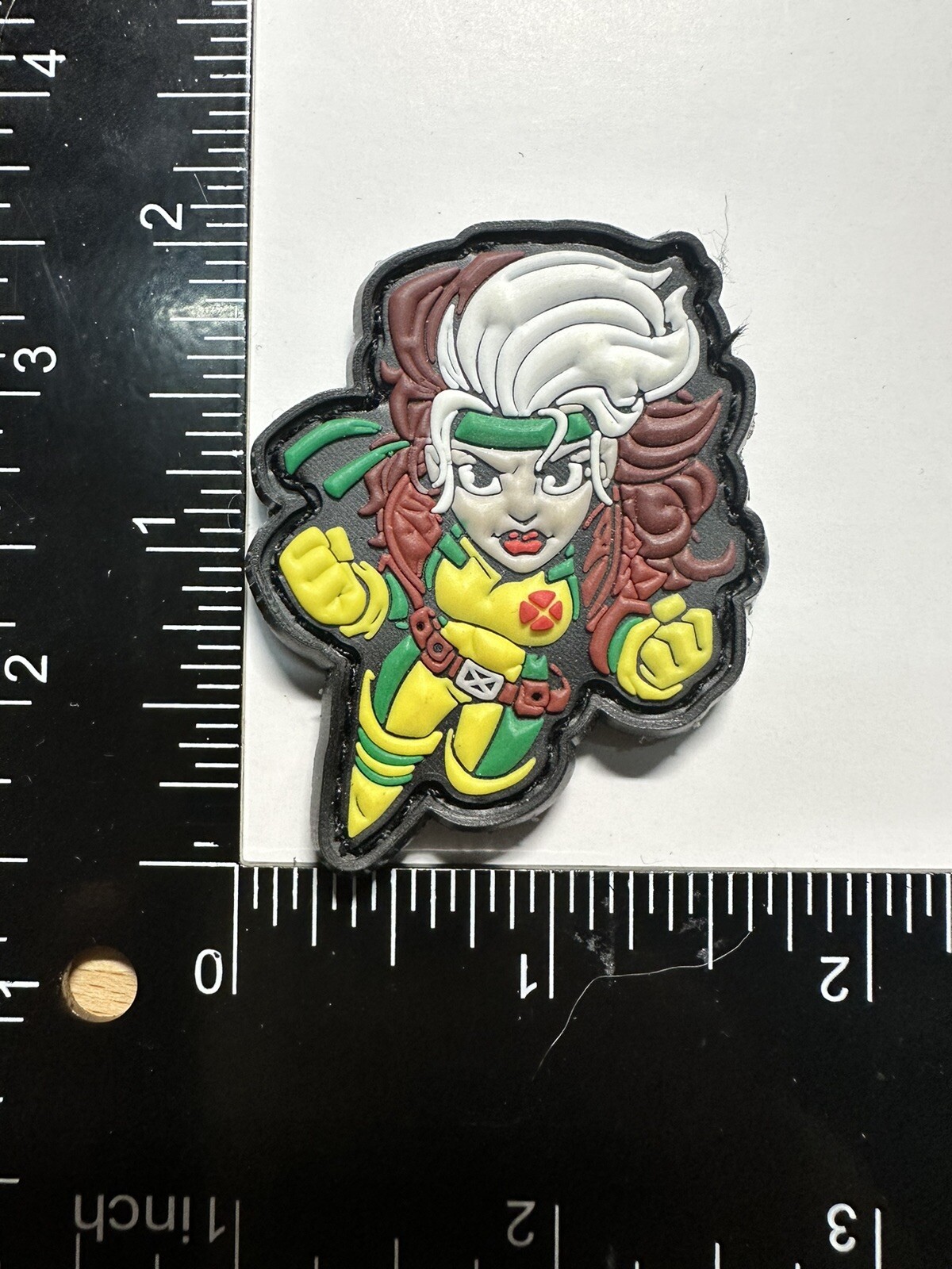 Rouge marvel xmen pvc rubber morale ranger eye patch Edc