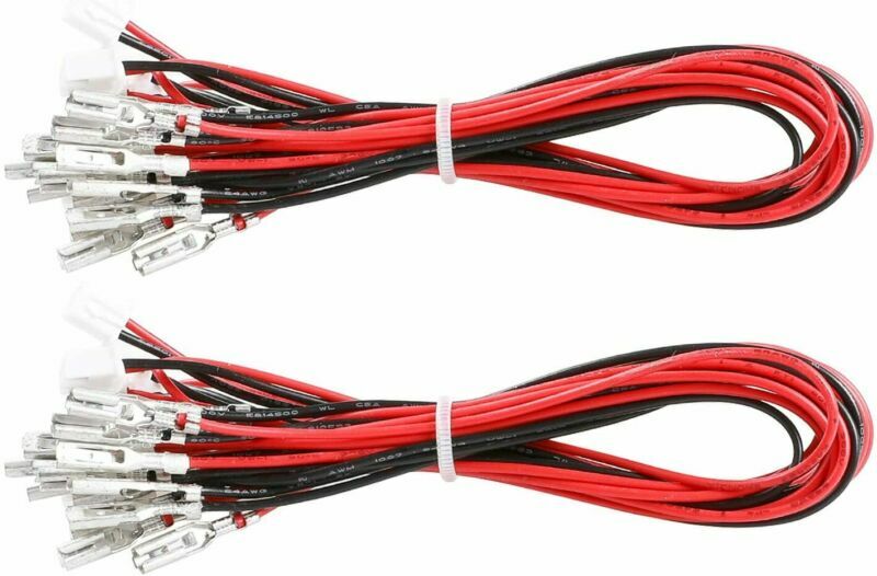 20pcs Plugs to .110 Zero Delay USB Encoder Jumper Wires Terminals JST XH2.54