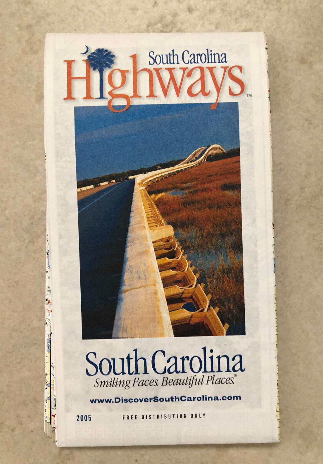 South Carolina Highways Map 2005 Driving Travel Weekend Trip